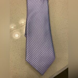 Hugo Boss Purple Geometric Tie